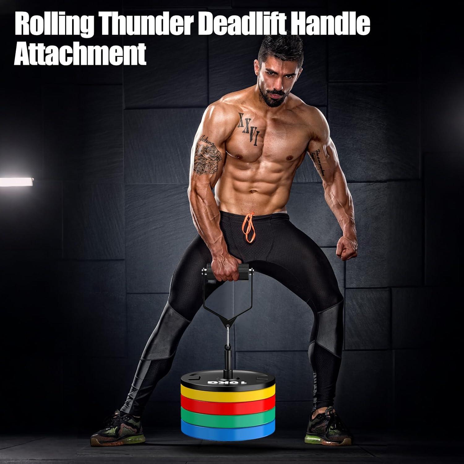 imagePull Down Attachments for Gym Grip 236 in Arm Wrestling Exercise D Handle Cable Attachment Single Arm Lifting Deadlift Handle Grip for Wrist Forearm and Grip Strength