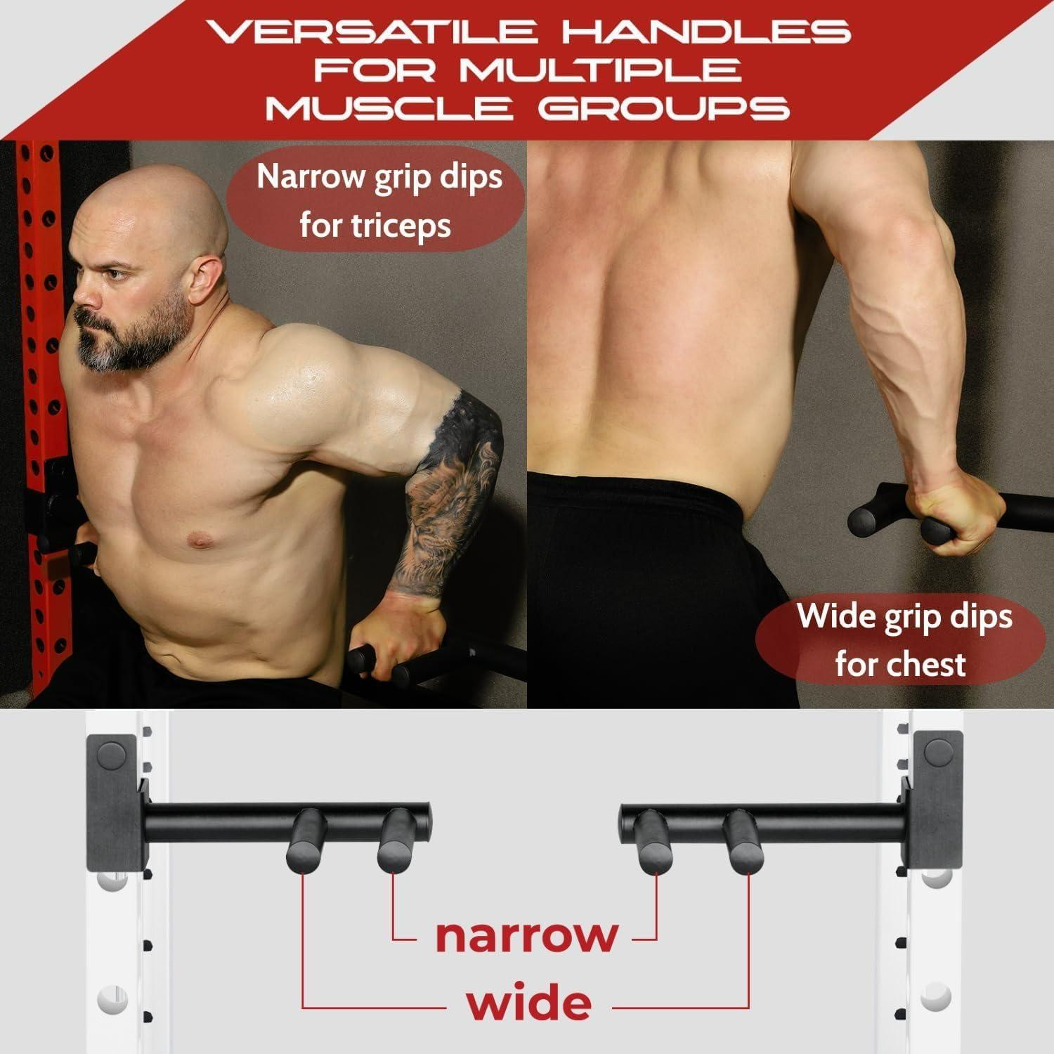 imageYes4All Power Rack JHooks ampamp Attachments Heavy Duty Barbell Holders Compatible with 2x2 ampamp 3x3 Power Racks for Home Gym