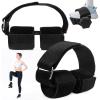 image2Pcs Dumbbell Foot AttachmentFoot Weight Strap For ExerciseAdjustable Ankle Straps Leg Lifting Weight Holder For Gym Workouts Strength Training