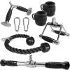 V Handle + Row Handle + Rotating Bar + Tricep Rope + Ankle Straps