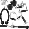 V Handle + Row Handle + Rotating Bar + Tricep Rope + Ankle Straps + D Handle