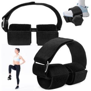 2Pcs Dumbbell Foot Attachment,Foot Weight Strap For Exercise,Adjustable Ankle Straps Leg Lifting Weight Holder For Gym Workouts Strength Training