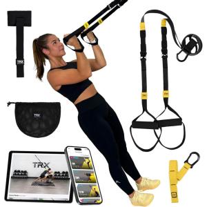 TRX GO Suspension Trainer, At Home, Portable Gym Workout, For Strength Training, Full Body Exercise Equipment