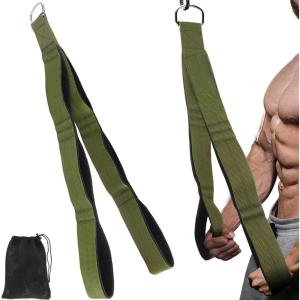 Tricep Rope, tricep Pull Down Attachment with Carry Bag, tricep Rope Cable Attachment for Pull Downs, Strength Training, arm Training, Facepulls and Perfect for Professional Gym(Green)
