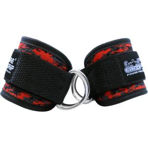 Ankle Straps for Cable Machines Double D-Ring Gym Adjustable Neoprene Premium Cuffs to Enhance Legs Abs & Glutes Kickbacks Workouts Leg Curls Extensions Booty Hip Abductors Exercise for Men & Women(Fire)