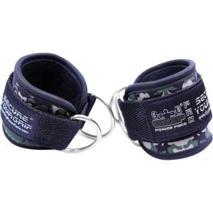 Ankle Straps for Cable Machines Double D-Ring Gym Adjustable Neoprene Premium Cuffs to Enhance Legs Abs & Glutes Kickbacks Workouts Leg Curls Extensions Booty Hip Abductors Exercise for Men & Women(Green Camo)