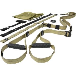 TRX Unisex Tactical Gym Suspension Trainer, Home Gym Kit, Fitness Training Designed for Military Veterans, Home Gym System with Exercise Straps – Olive