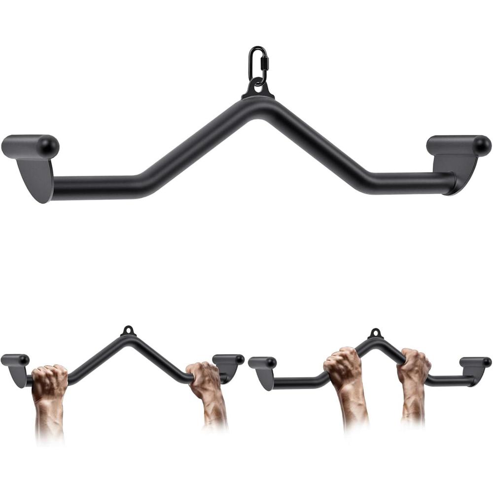 imageKipika LAT Pull Down Bars Cable Machine Attachment Rowing Tbar Vbar Set Back Strength Training Handle Grips for Cable Machine Rowing Machine 12 20 24 28 32 Five Sizes28