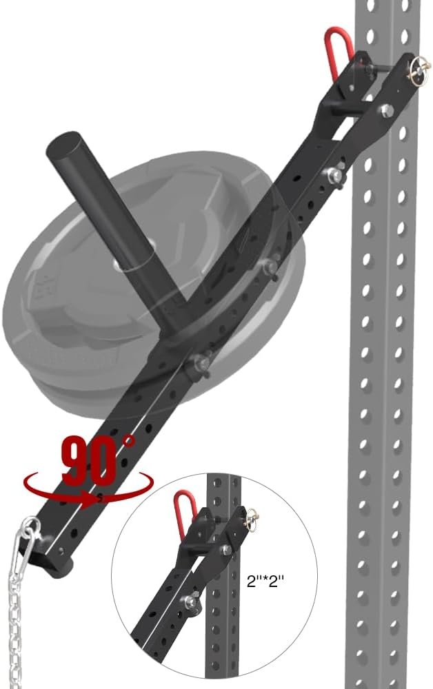 image:imageAdjustable Length Belt Squat Attachment for All Power Racks