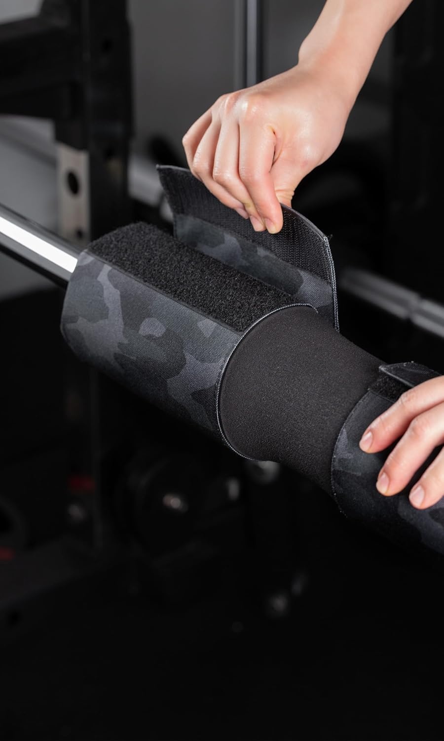 image:imageFitgriff Barbell Hip Thrust Pad for Squats Lunges amp Glute Bridges Weightlifting Cushion for Neck amp Shoulder Protection Fits Olympic amp Standard BarsCamoBlack