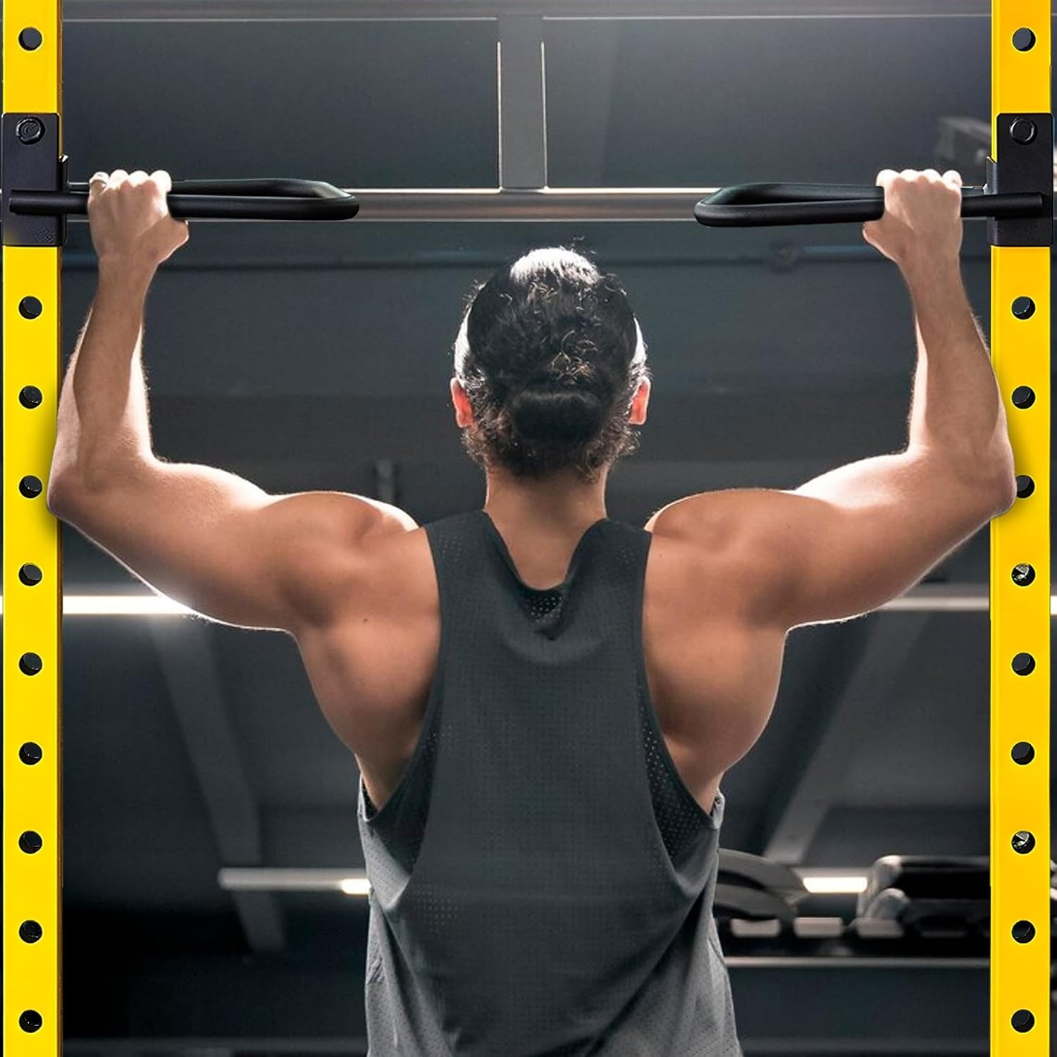 image:imageFitvids Upgraded Adjustable Jammer Arms Lever Arms Monolift Attachments Rated 600 LB Per Arm Fits Racks at All Post Sizes and Hole Sizes PairDshape