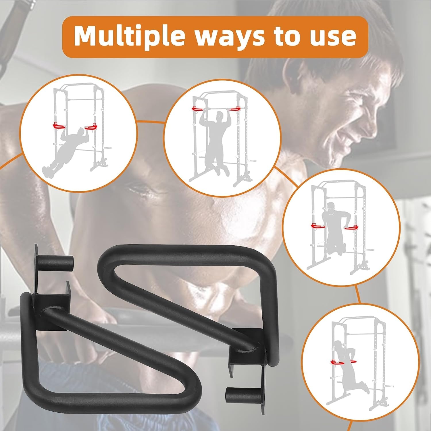 image:imageFitvids Upgraded Adjustable Jammer Arms Lever Arms Monolift Attachments Rated 600 LB Per Arm Fits Racks at All Post Sizes and Hole Sizes PairDshape