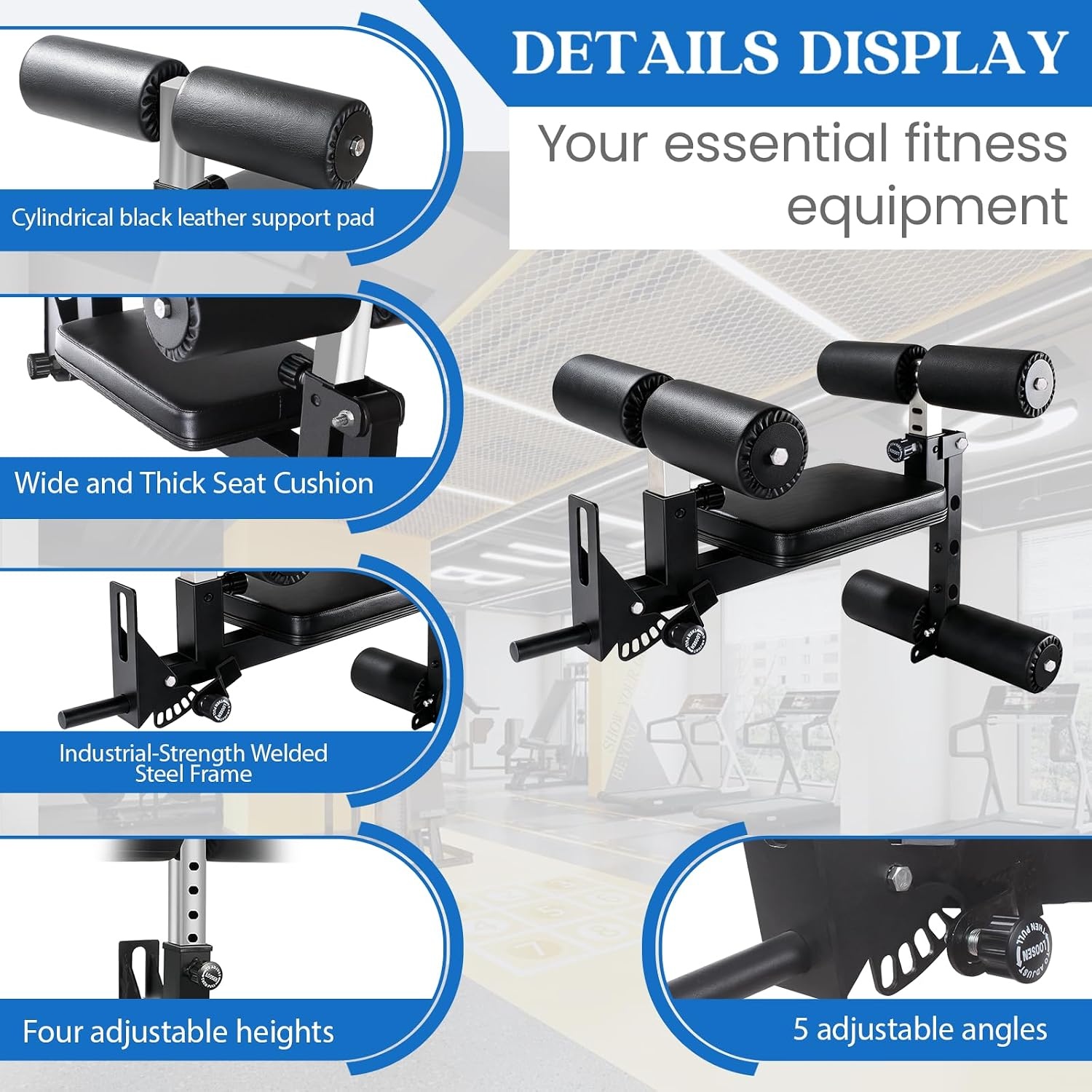 image:imageLeg Extension Curl Attachment for Power Rack 2x2 2x3 3x3 Home Gym