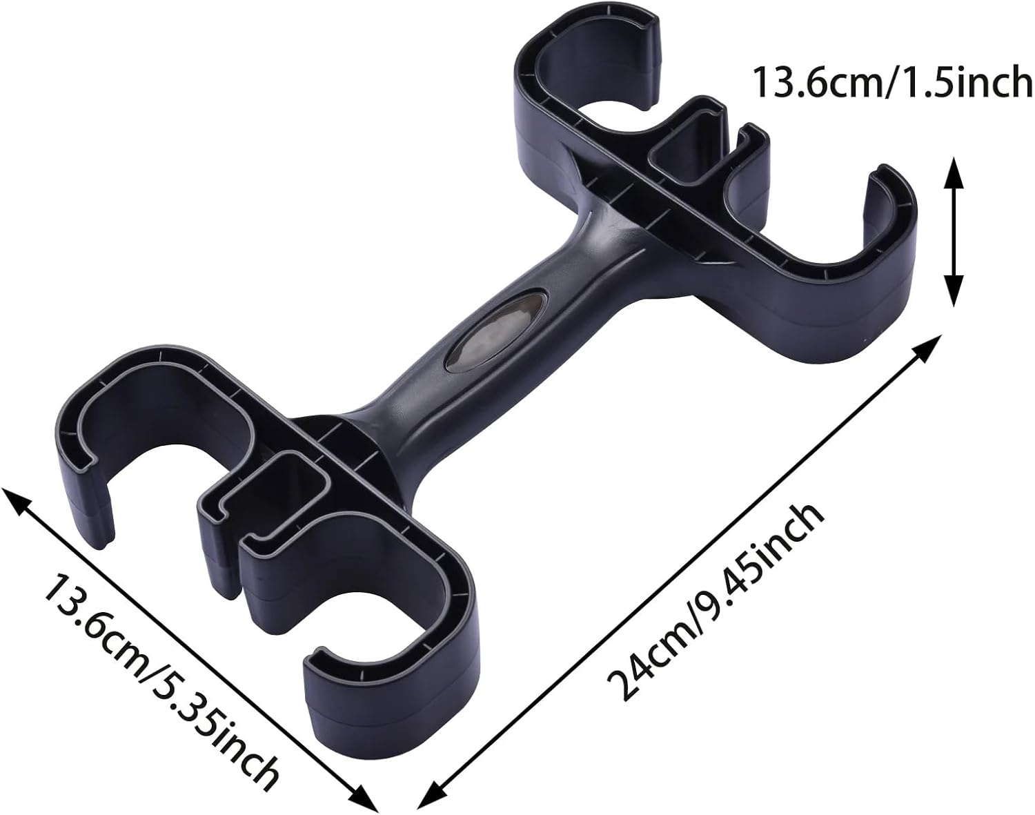 image:imageResistance Bands Handles Heavy Duty ABS Handle Training Equipment Grips For Strength Exercise Yoga Fitness Workout Home Gym Black2 Pcs