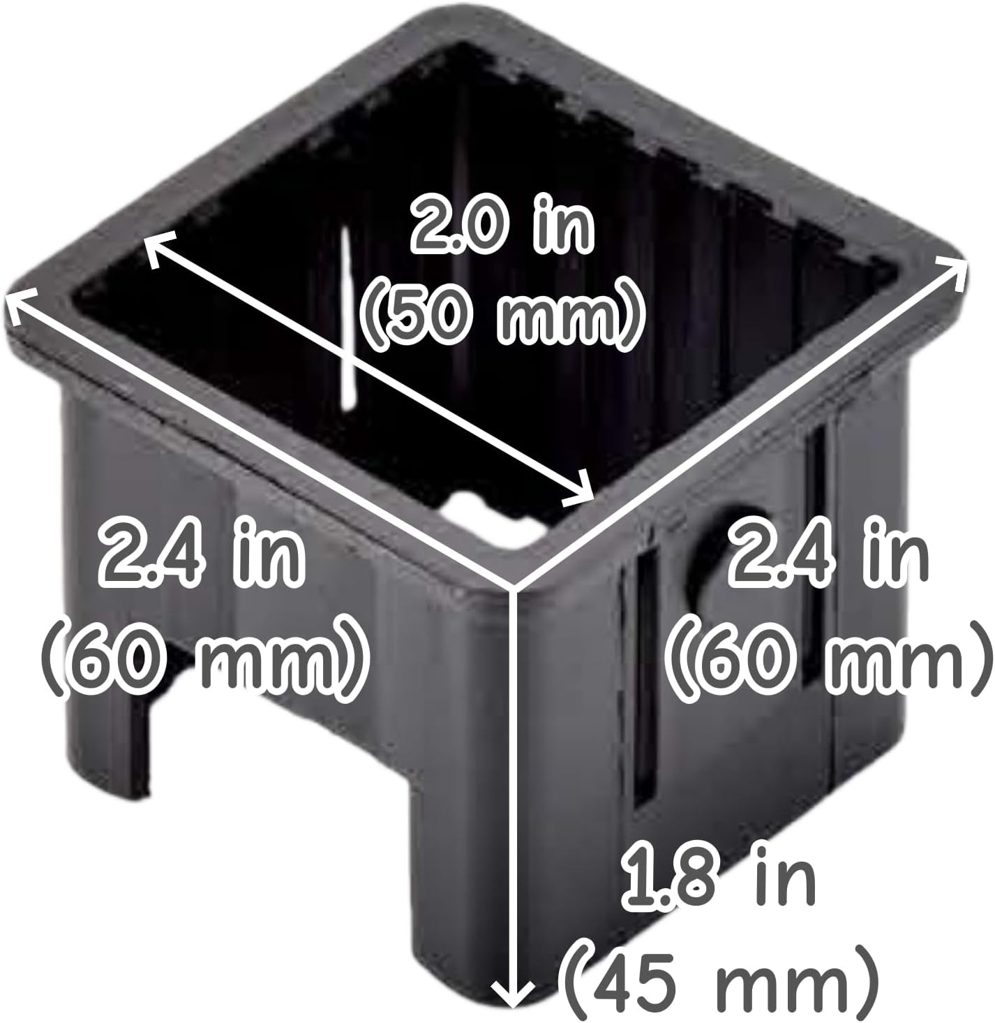image:imageSquare Tube Sleeve Insert 3 PCS
