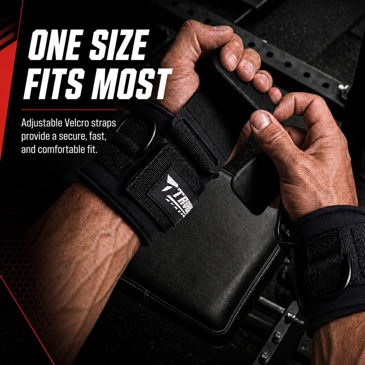 image:imageWeight Lifting Hooks with DRing Gym Hooks for Cable amp DeadliftsBlack