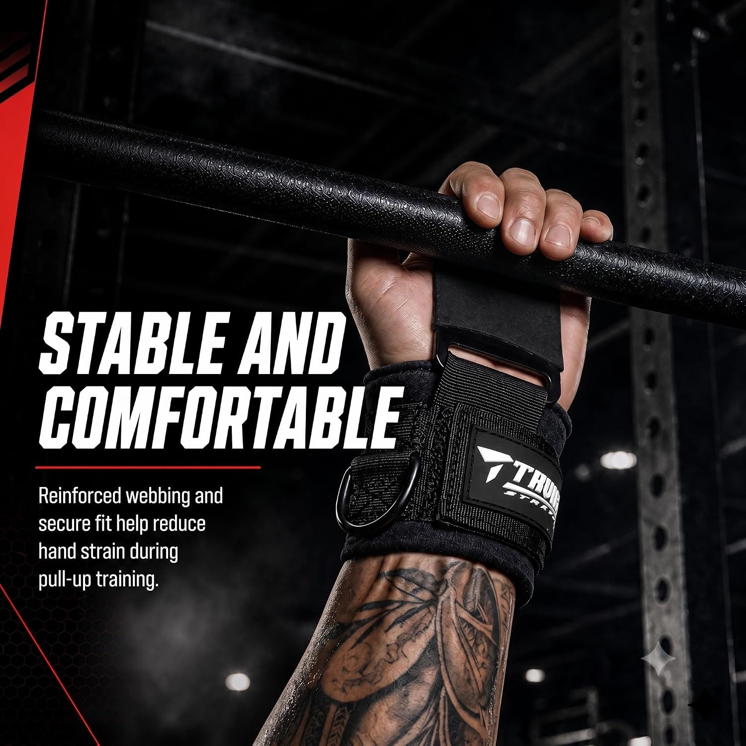 image:imageWeight Lifting Hooks with DRing Gym Hooks for Cable amp DeadliftsBlack