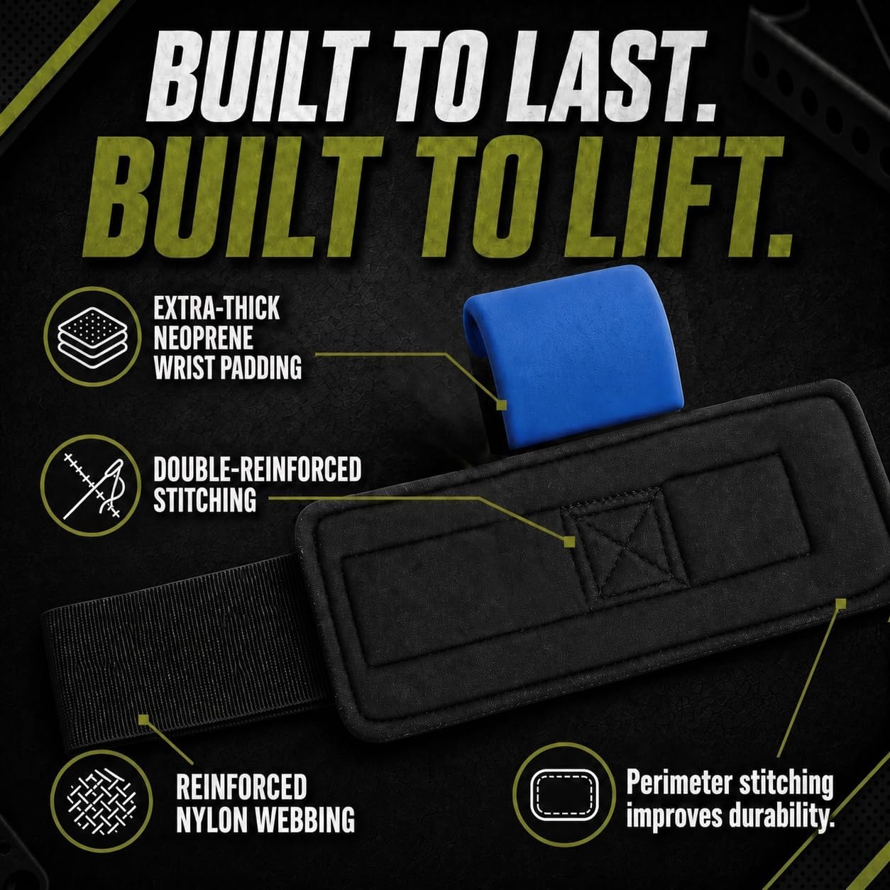 image:imageWeight Lifting Hooks with DRing Gym Hooks for Cable amp DeadliftsBlue