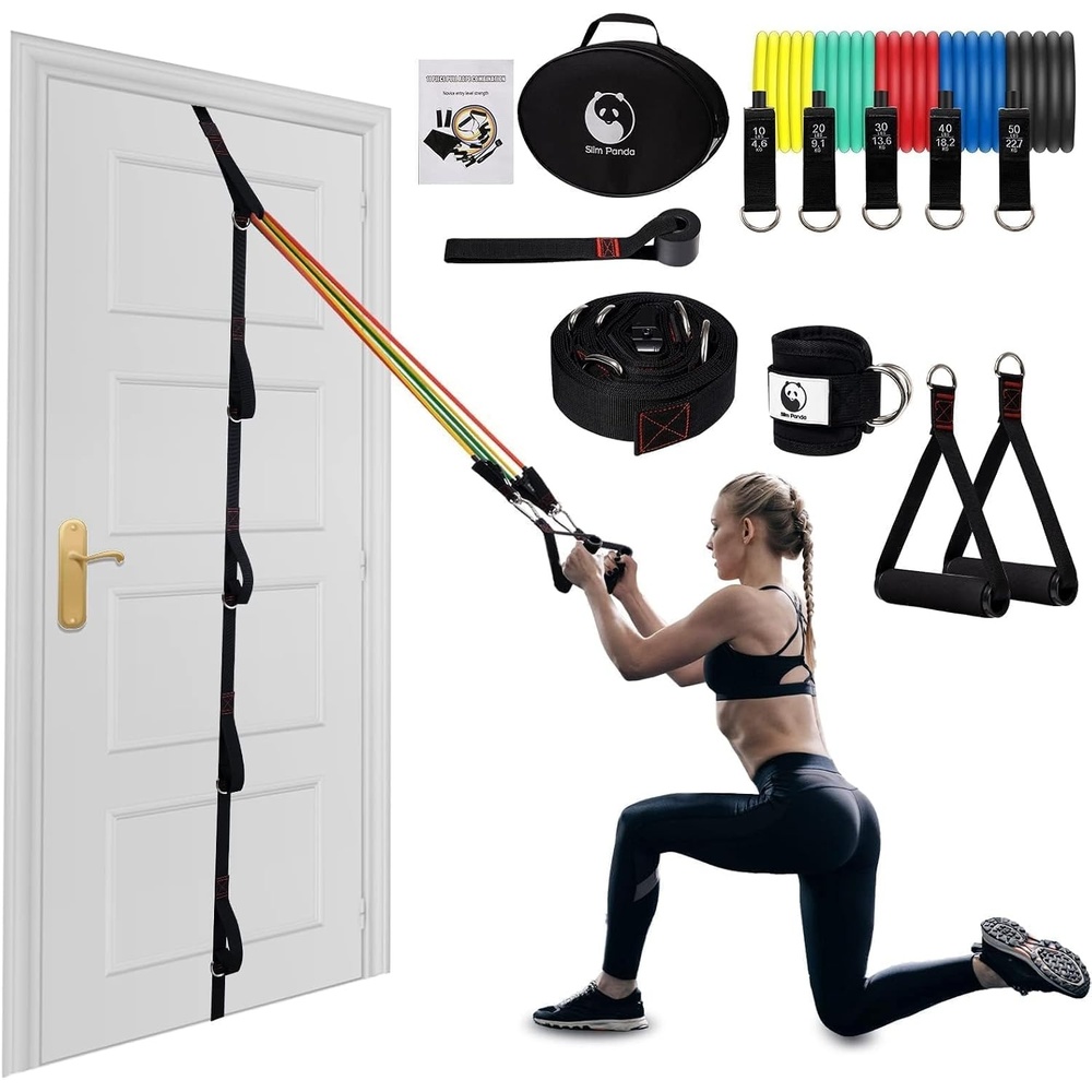 image:imageSlim Panda Door Anchor Strap for Resistance Bands11 Pcs SetDoor Anchor StrapResistance Band Set