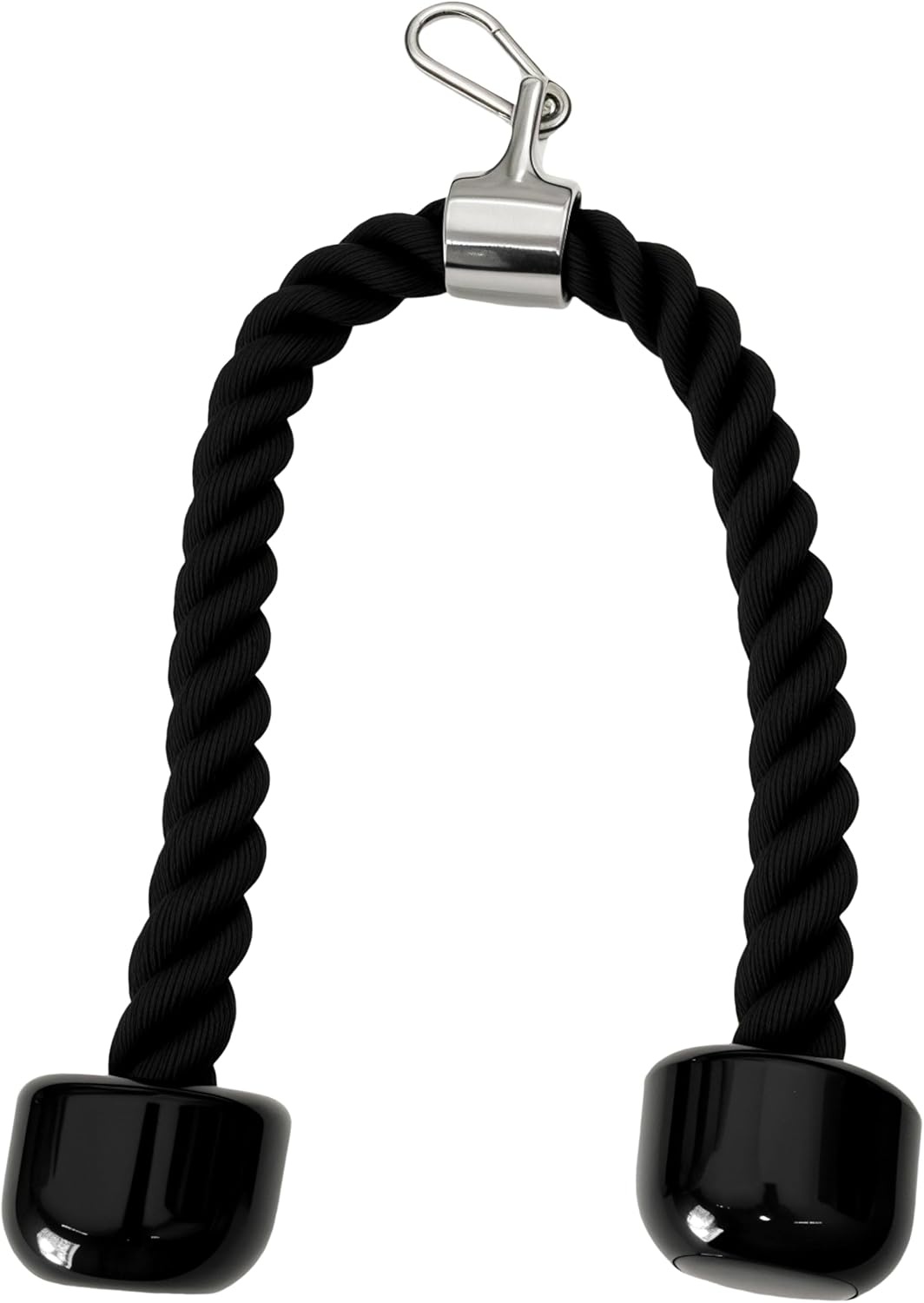 image:imageqibylift 27 Inch Face Pulls Tricep RopeGym Rope for Cable AttachmentsBlack