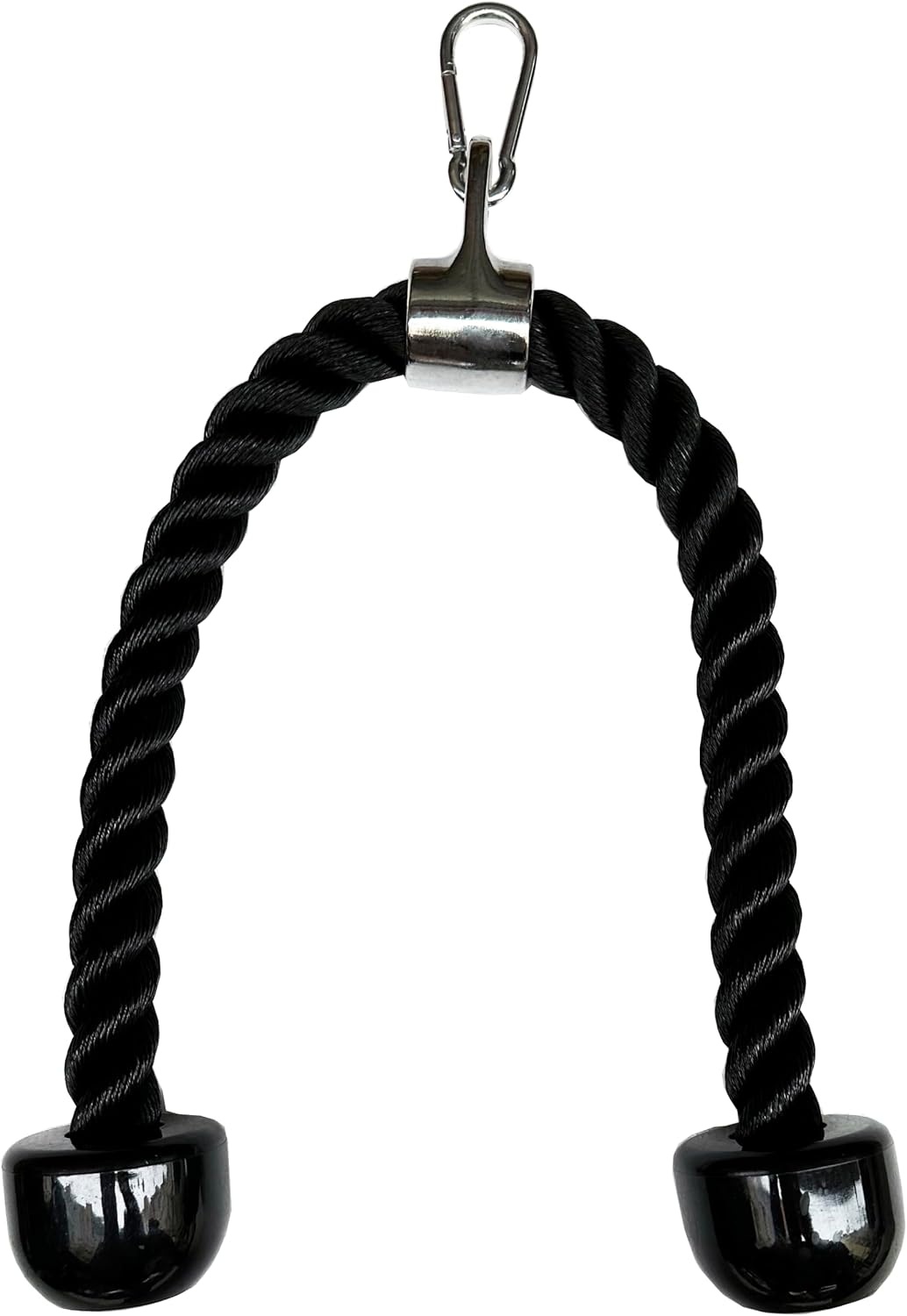 image:imageqibylift 27 Inch Face Pulls Tricep RopeGym Rope for Cable AttachmentsBlack X 2