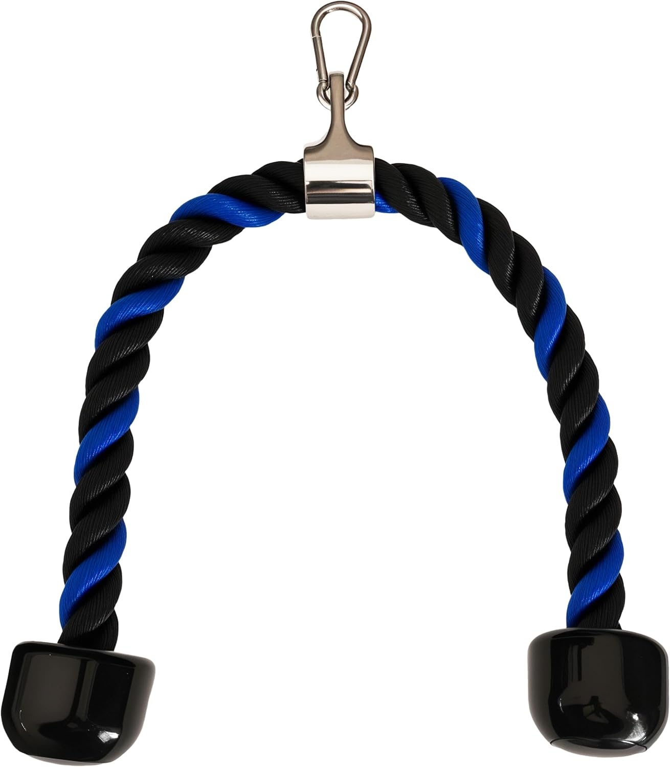 image:imageqibylift 27 Inch Face Pulls Tricep RopeGym Rope for Cable AttachmentsBlueBlack
