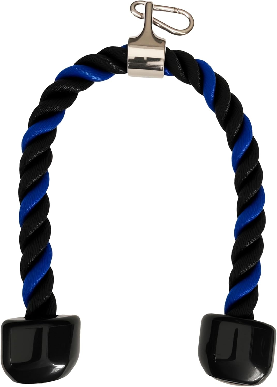 image:imageqibylift 27 Inch Face Pulls Tricep RopeGym Rope for Cable AttachmentsBlueBlack
