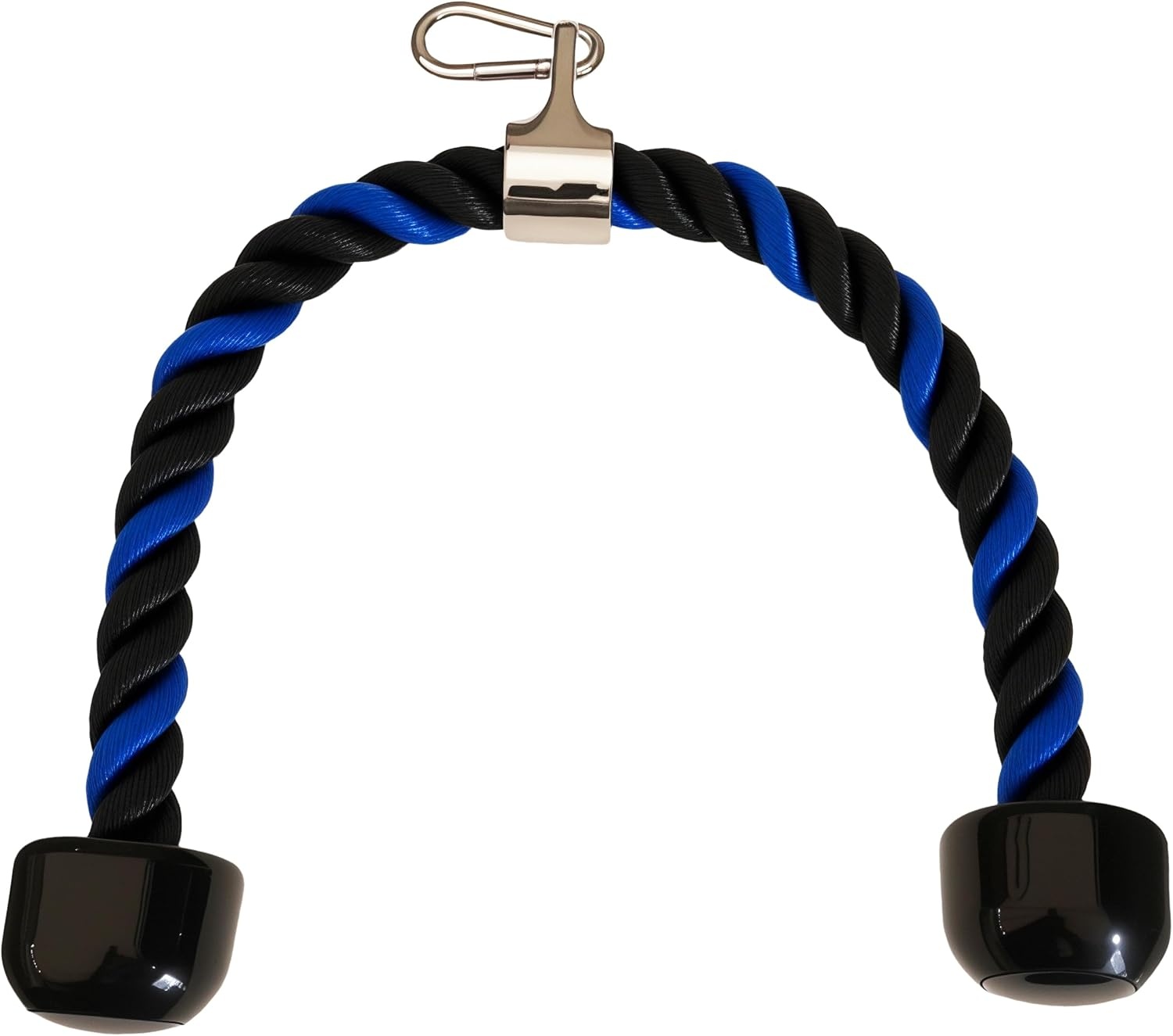 image:imageqibylift 27 Inch Face Pulls Tricep RopeGym Rope for Cable AttachmentsBlueBlack