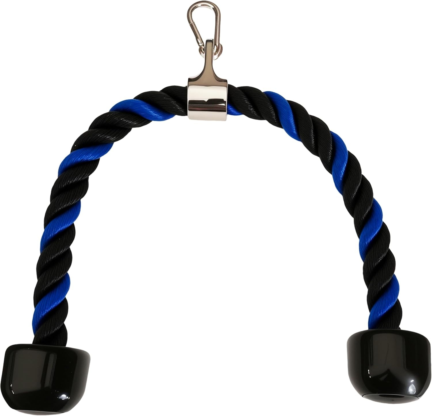 image:imageqibylift 27 Inch Face Pulls Tricep RopeGym Rope for Cable AttachmentsBlueBlack