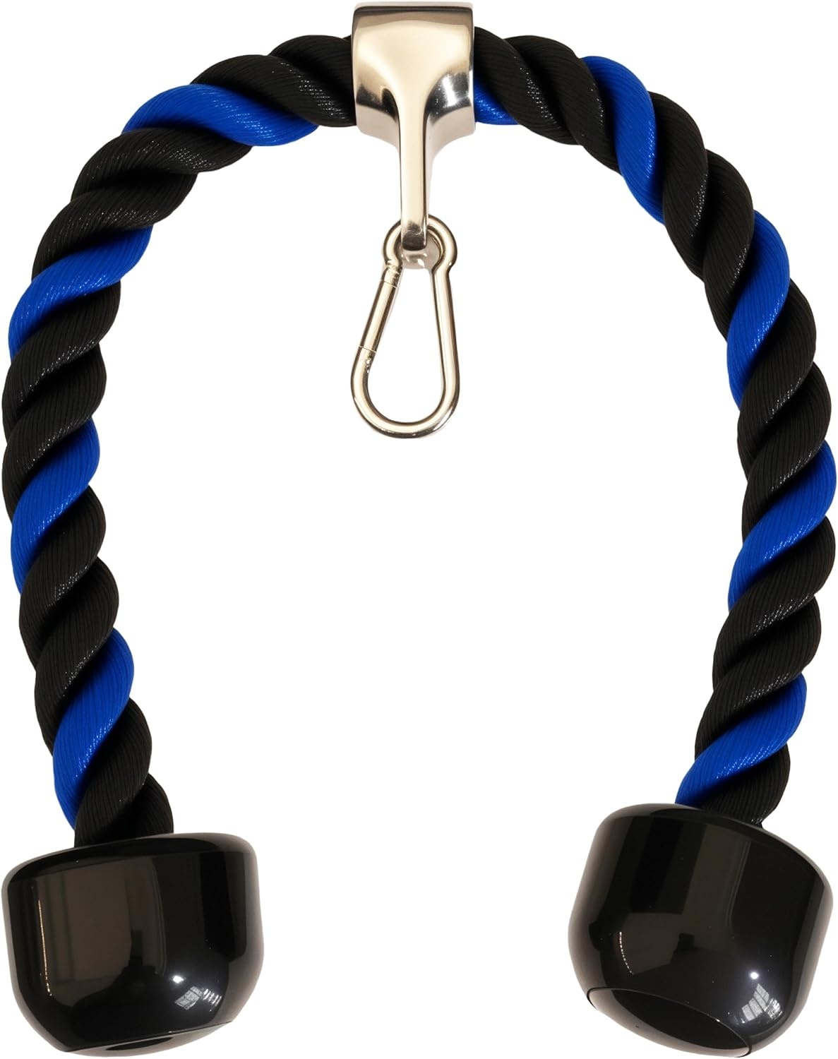 image:imageqibylift 27 Inch Face Pulls Tricep RopeGym Rope for Cable AttachmentsBlueBlack