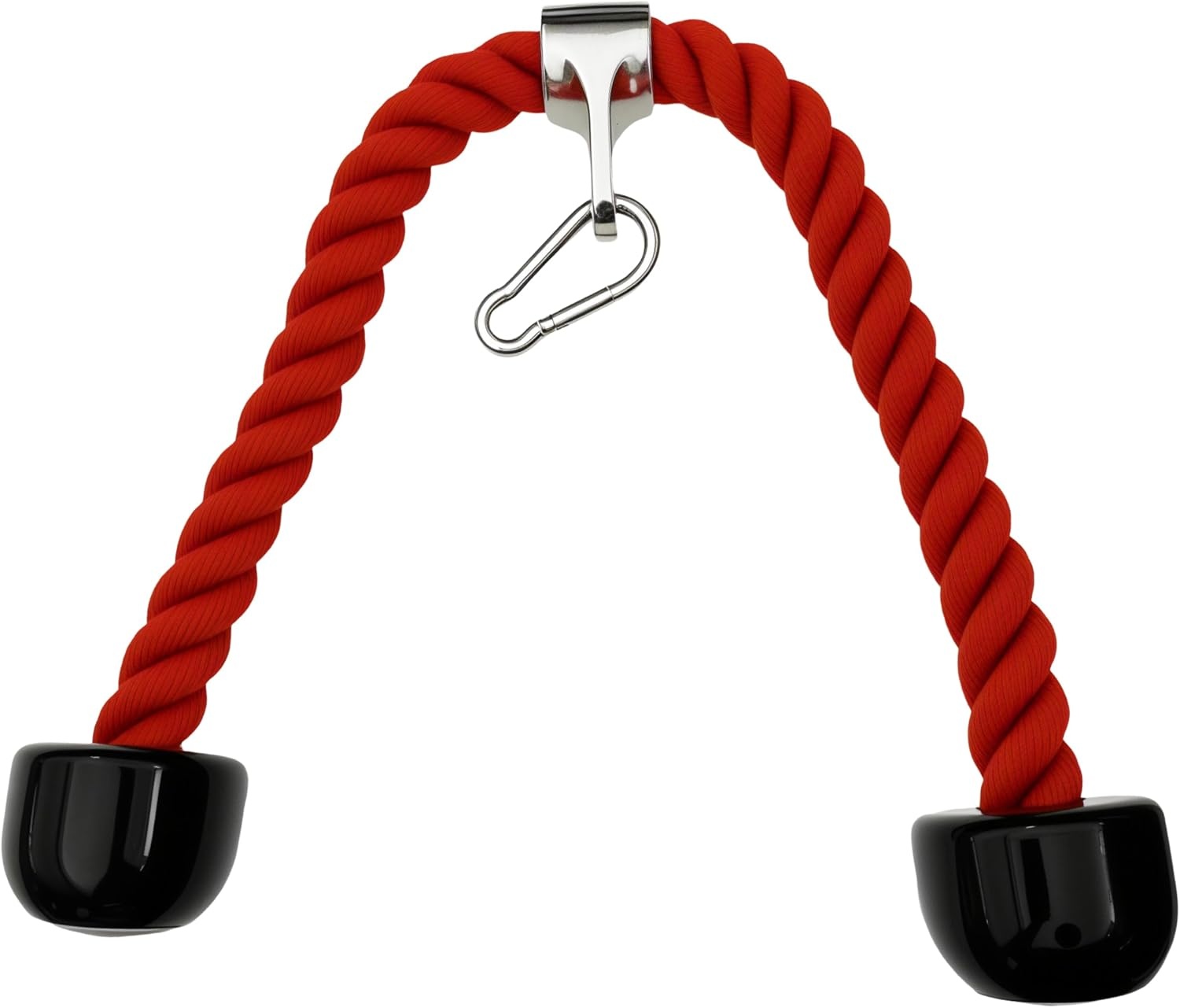 image:imageqibylift 27 Inch Face Pulls Tricep RopeGym Rope for Cable AttachmentsRed