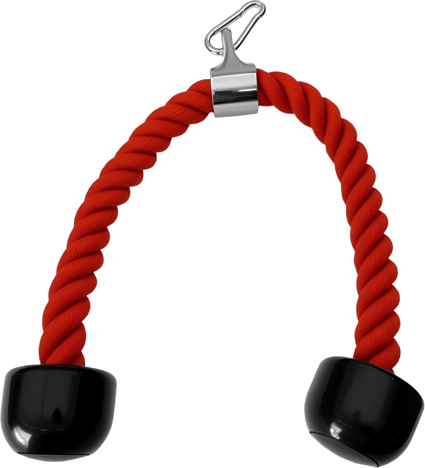 image:imageqibylift 27 Inch Face Pulls Tricep RopeGym Rope for Cable AttachmentsRed