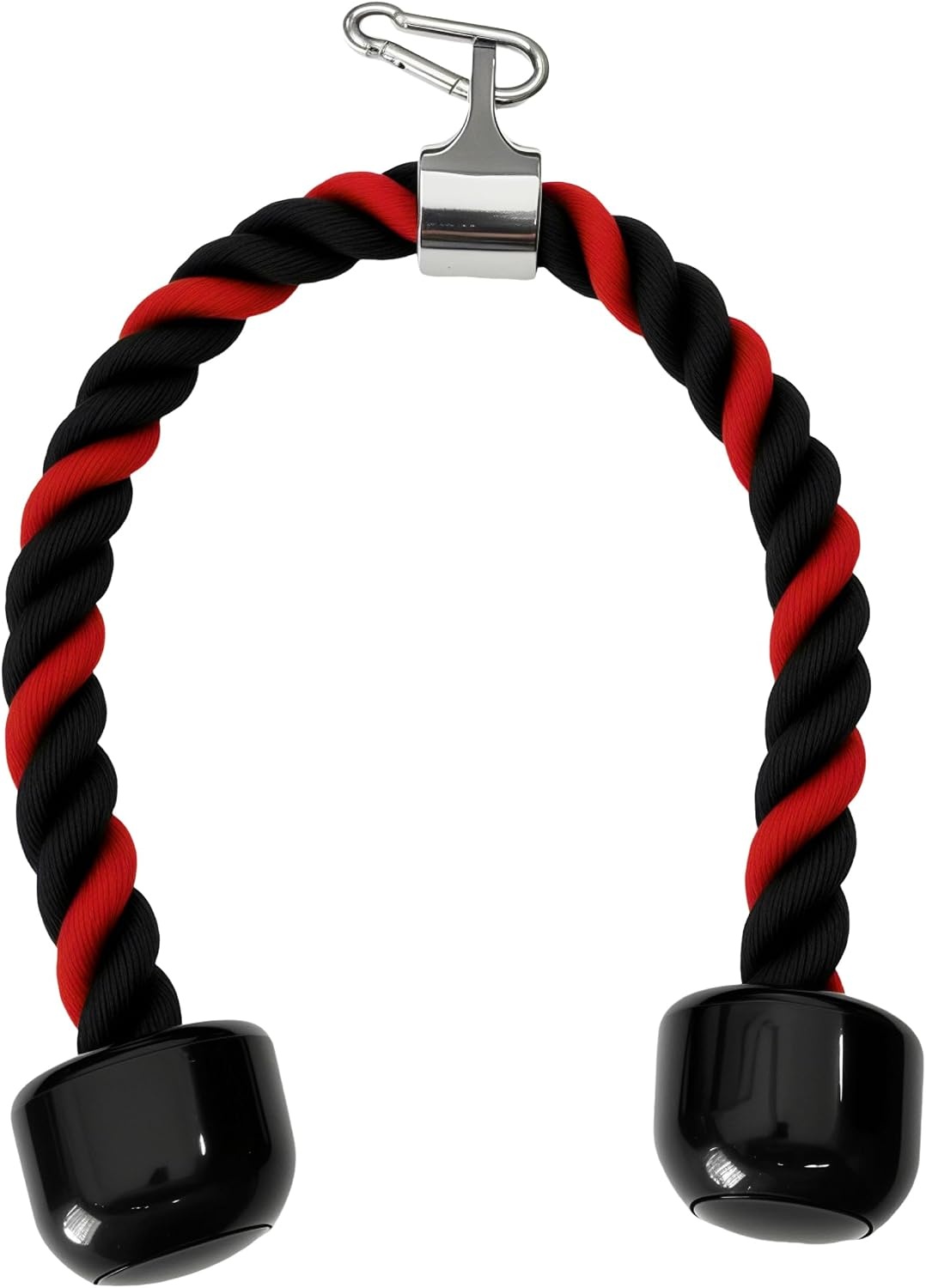 image:imageqibylift 27 Inch Face Pulls Tricep RopeGym Rope for Cable AttachmentsRedBlack
