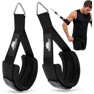 Arm Cuffs for Cable Machine – Bicep Curl and Tricep Pushdown Attachments