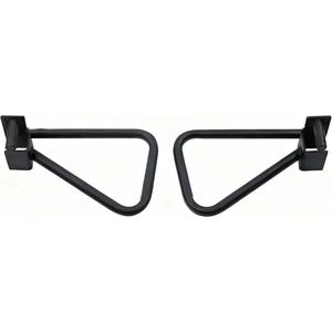 Fitvids Upgraded Adjustable Jammer Arms, Lever Arms, Monolift Attachments Rated 600 LB Per Arm, Fits Racks at All Post Sizes and Hole Sizes, Pair(D-shape)