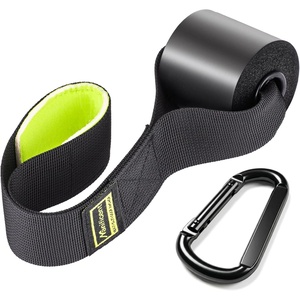 Manificent Door Anchor for Resistance Bands, Heavy Duty Padded Door Anchor System Door Hook, Must-Have Workout Exercise Bands Attachment Compatible for Loop Bands, Resistance Tube(Door Anchor Green 1Pack)