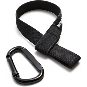Resistance Exercise Band & Battle Rope Anchor Strap Accessory w/Carabiner