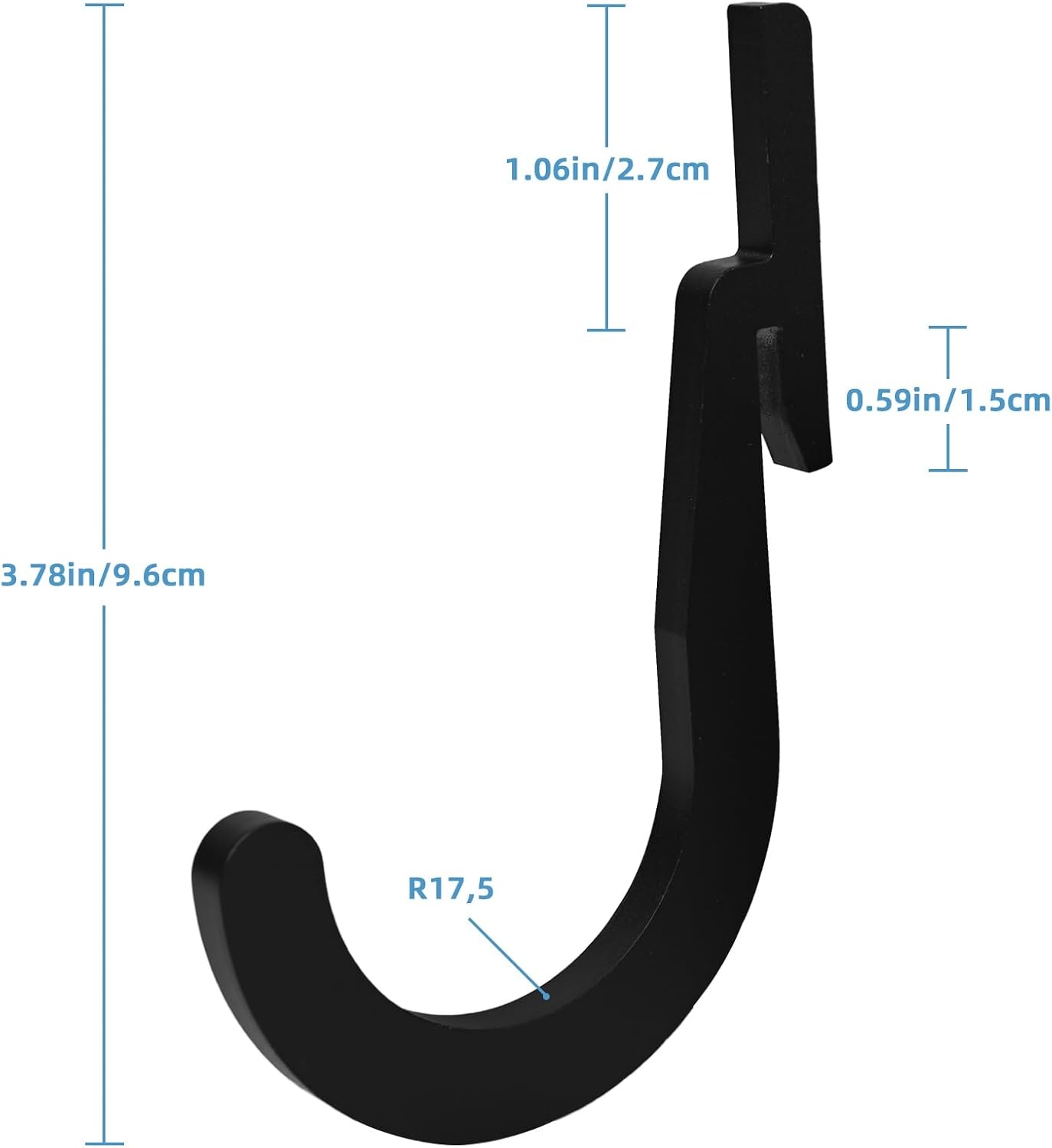 image:image8PSC Power Rack Attachments HooksSquat Rack Accessories HookDIY Storage Hook for Resistance Bands Barbell Collars and Gym Accessories 8PCSBlack8PCSBlack