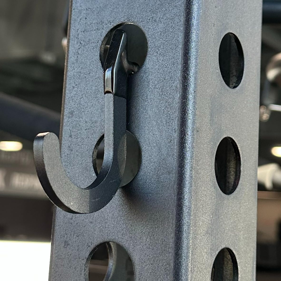 image:image8PSC Power Rack Attachments HooksSquat Rack Accessories HookDIY Storage Hook for Resistance Bands Barbell Collars and Gym Accessories 8PCSBlackBlack