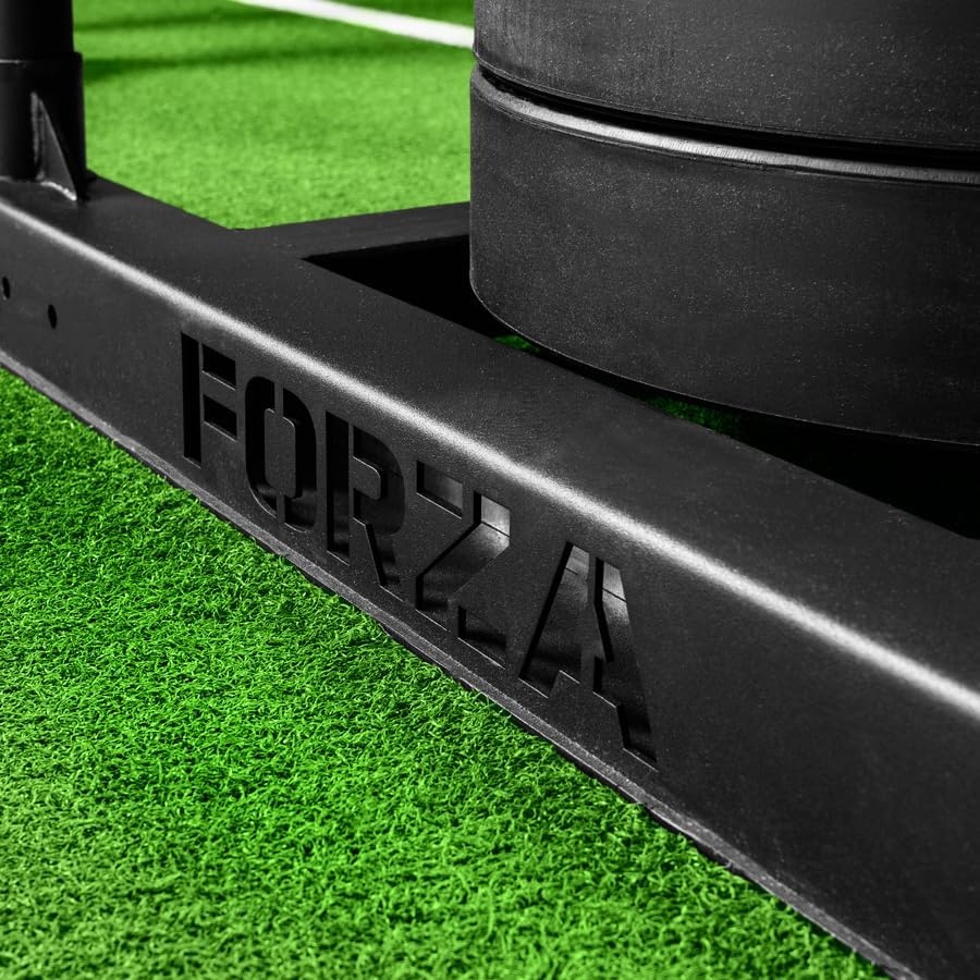 image:imageFORZA Competition Weight Sled HeavyDuty Steel Sled for Gym amp HYROX Training Removable Uprights with Optional DualHandle AttachmentWithout Double Handle Attachment