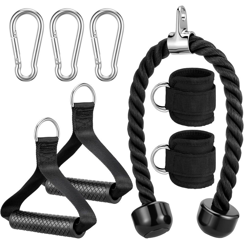 image:imageSmith Machine Attachments 7 Cable Pulldown Attachments for Home System