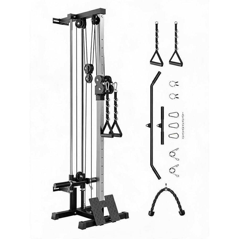 image:imageWall Mount Cable Station 19 Position Dual Pulley SystemBlack